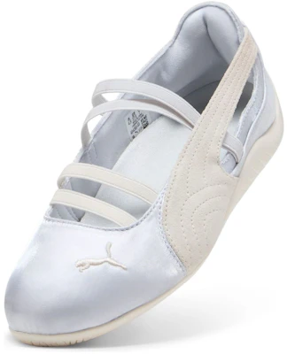 (W) Puma Speedcat Ballet Satin ''Silver Mist Warm White'' Wanita. 404383-03 Sizing (W) Puma Speedcat Ballet Satin ''Silver Mist Warm White'' Wanita. 404383-03