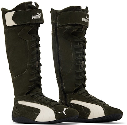 (W) Puma Speedcat靴子 深橄欖綠象牙白 403770-04 Cheap (W) Puma Speedcat靴子 深橄欖綠象牙白 403770-04
