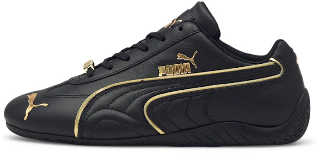 (W) プーマ スピードキャットLS 黒/金 380662-01 Buy (W) プーマ スピードキャットLS 黒/金 380662-01