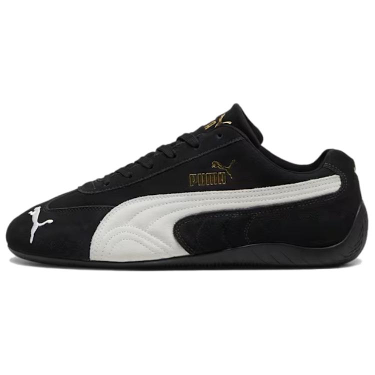 (Women) PUMA Speedcat OG Black White Casual Low-Top Sneakers. 400986-01