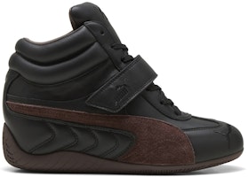 (Women) Puma Speedcat Wedge Black Chocolate Brown 408120-02 (Women) Puma Speedcat Wedge Black Chocolate Brown 408120-02