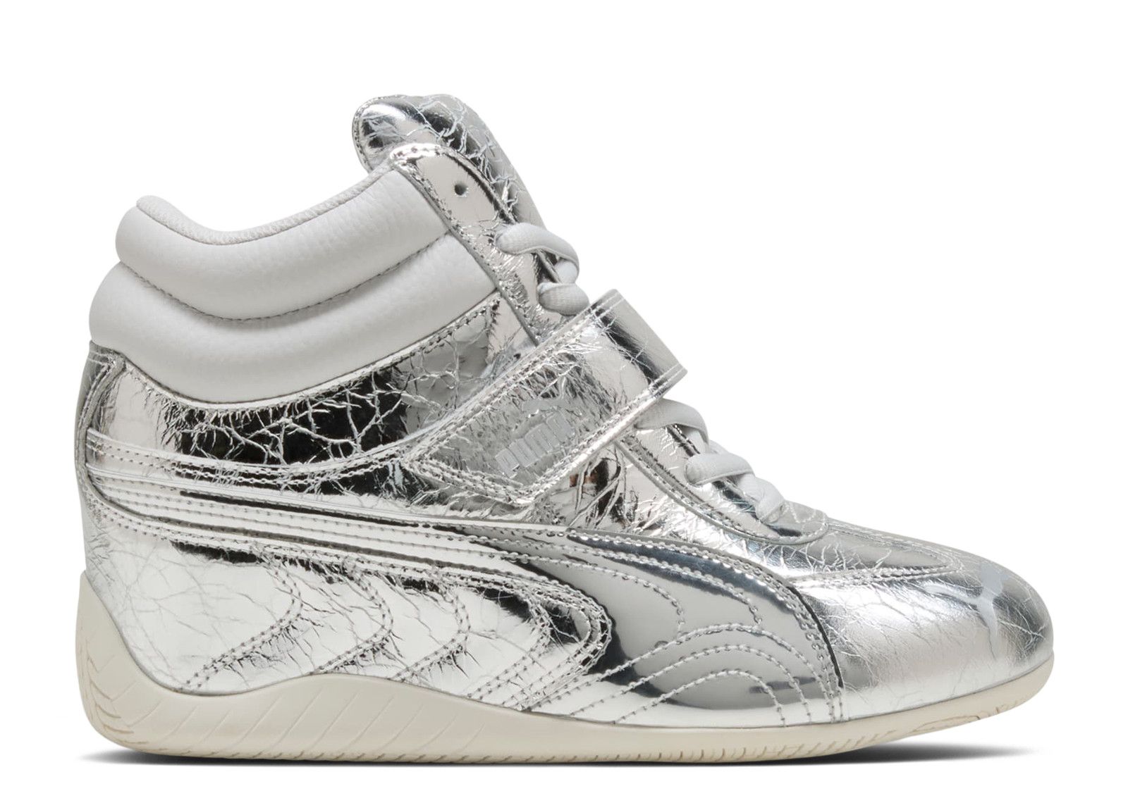(Women) Puma Speedcat Wedge Luster 'Silver Vapor Gray' 408366-01