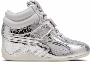 (Women) Puma Speedcat Wedge Luster 'Silver Vapor Gray' 408366-01 (Women) Puma Speedcat Wedge Luster 'Silver Vapor Gray' 408366-01