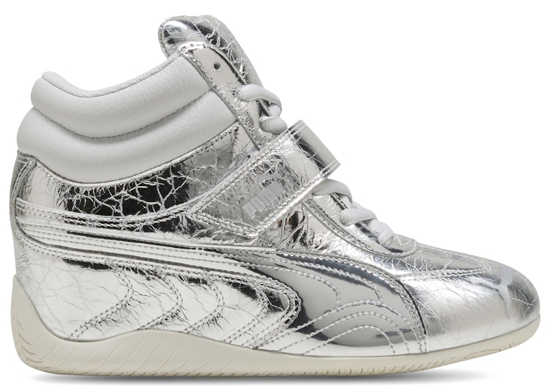 (Women) Puma Speedcat Wedge Luster 'Silver Vapor Gray' 408366-01
