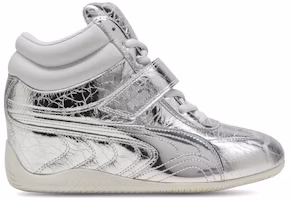 (Women) Puma Speedcat Wedge Luster 'Silver Vapor Gray' 408366-01 (Women) Puma Speedcat Wedge Luster 'Silver Vapor Gray' 408366-01