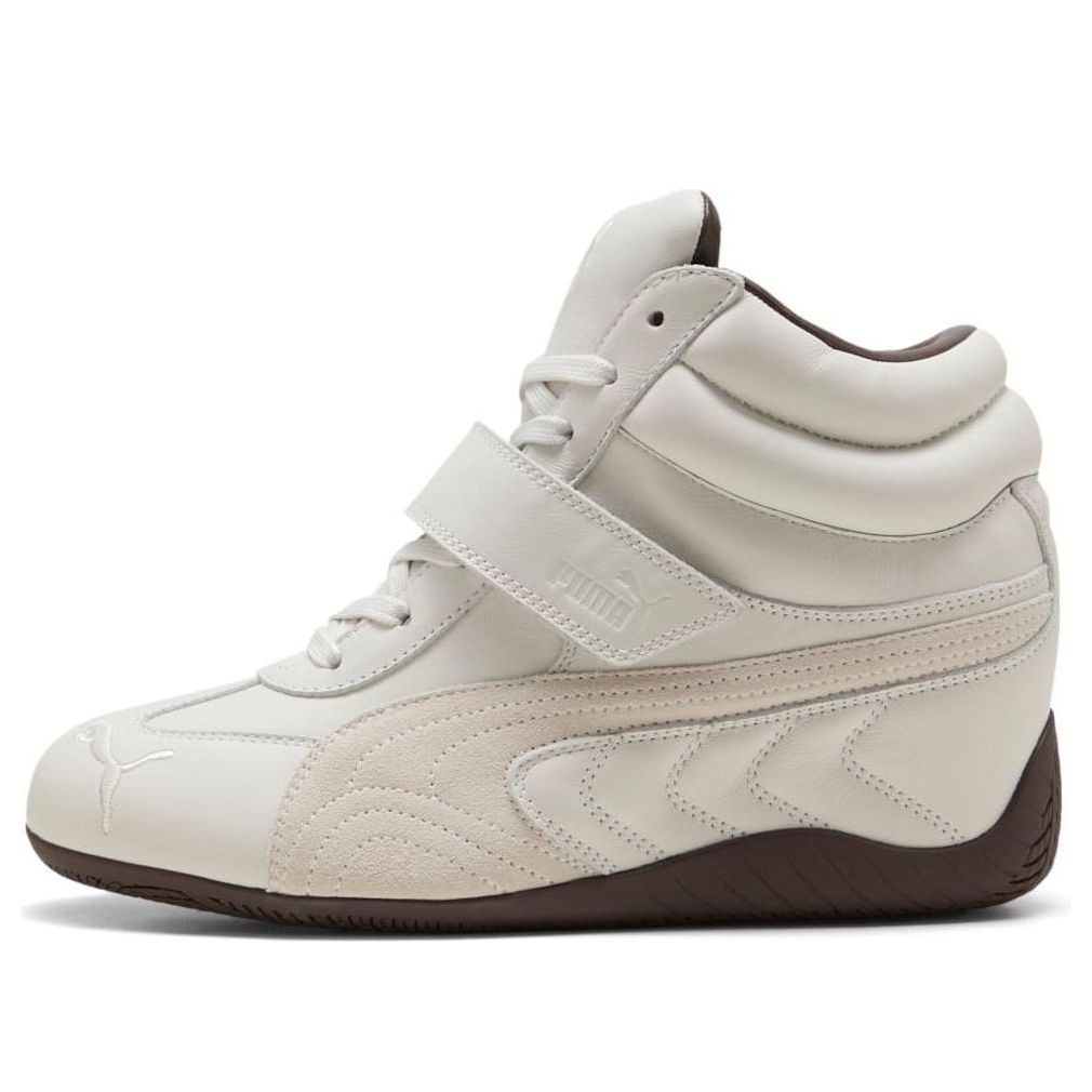 (Women) Puma Speedcat Wedge White Brown 408120-01