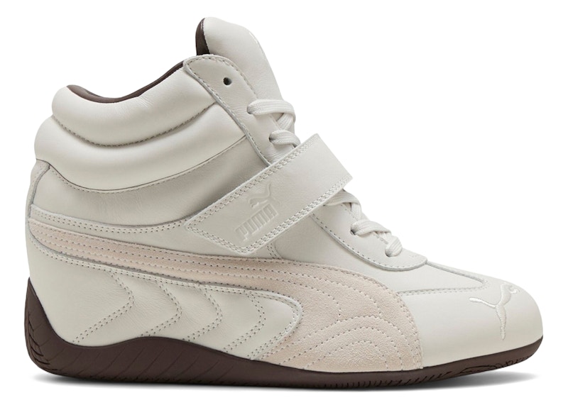 (Women) Puma Speedcat Wedge White Brown 408120-01
