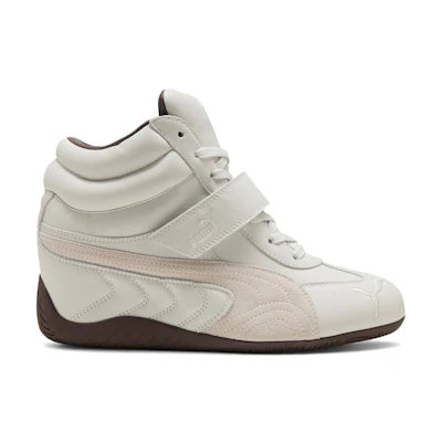(W) Puma Speedcat Wedge White Brown