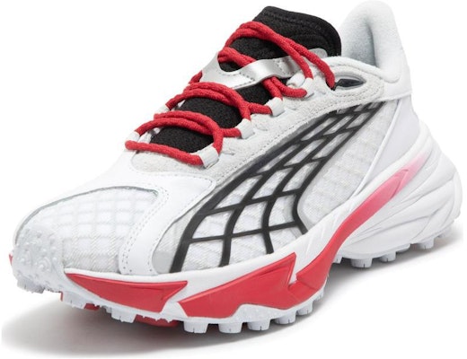 (W) Puma Spirex Motogame Sneakers 'Putih Merah Perak Mist' 397272-01 Lookbook (W) Puma Spirex Motogame Sneakers 'Putih Merah Perak Mist' 397272-01