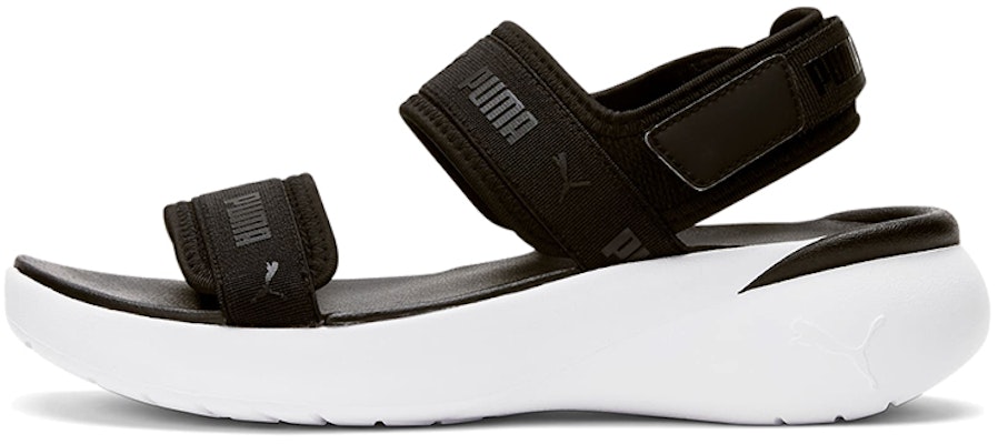 (Women) Puma Sportie Sandle 'Black White' 381172-01 Buy (Women) Puma Sportie Sandle 'Black White' 381172-01