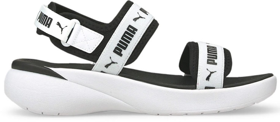 (Women) Puma Sportie Sandal 'White Black' 381172-05 Order (Women) Puma Sportie Sandal 'White Black' 381172-05