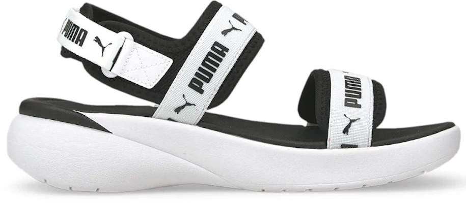 (W) Puma Sportie Sandal ''Wit Zwart'' 381172-05 Order (W) Puma Sportie Sandal ''Wit Zwart'' 381172-05