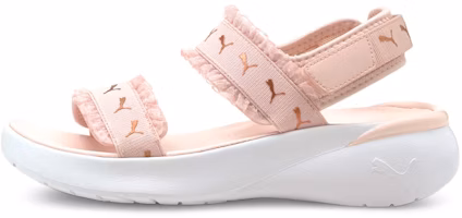 (Women) Puma Sportie Slip-On Sandals 'Pink Magic Tape' 382085-01 (Women) Puma Sportie Slip-On Sandals 'Pink Magic Tape' 382085-01