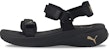 (W) Puma Sandal Sporty Vola 'Hitam Emas Pasukan' 384132-01