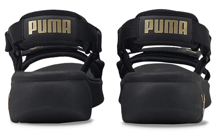 Purchase (W) Puma Sporty Vola Sandalen ''Zwart Team Goud'' 384132-01
