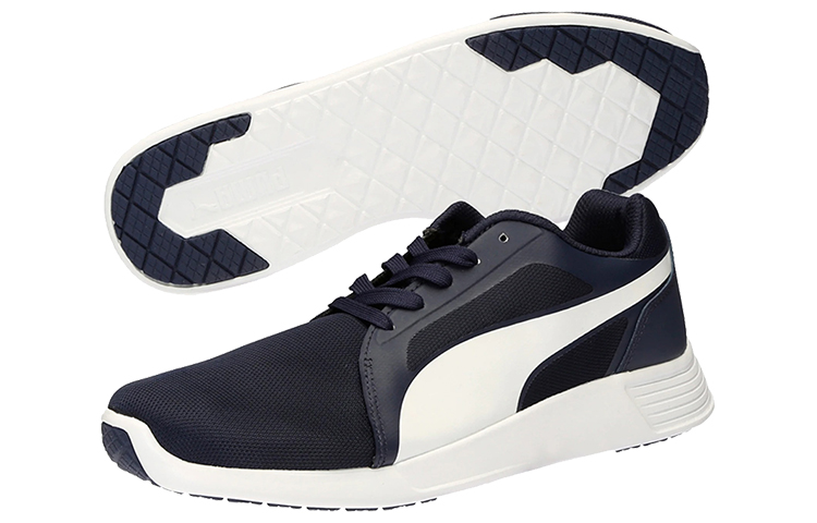 Shop Puma St Trainer Evo 女款 黑藍白 低筒跑步鞋