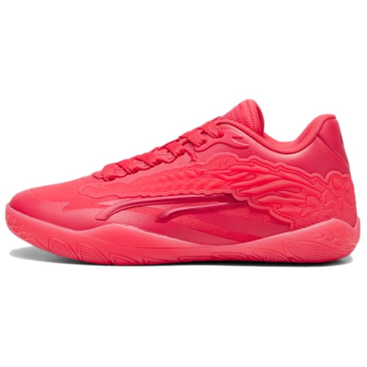 (Women) Puma Stewie 3 Team Red Low-Top Basketball Shoes Anti-Skid Durable. 380068-07