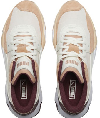 PUMA Storm 防滑耐磨輕便 低筒 老爹鞋 女款 白棕 Lookbook PUMA Storm 防滑耐磨輕便 低筒 老爹鞋 女款 白棕