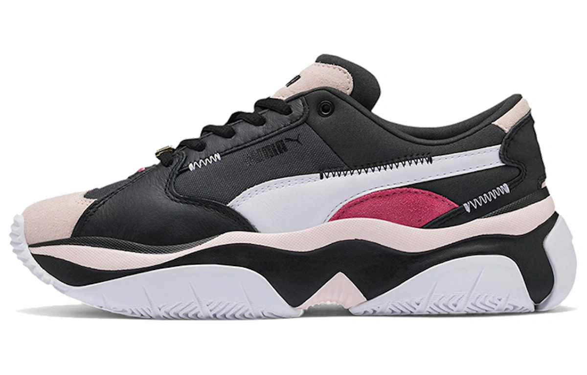(Women) Puma Storm Anti-Valentine's Day Low-top Running Shoes Black/White