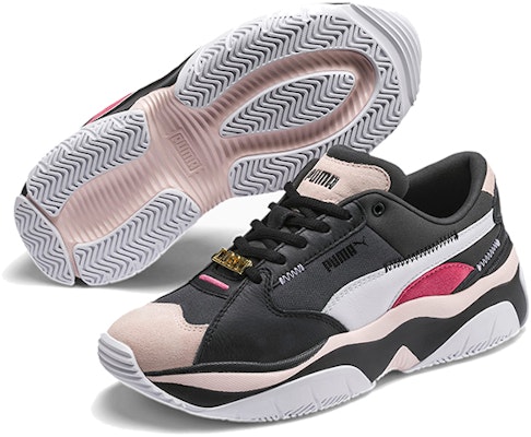(Women) Puma Storm Anti-Valentine's Day Low-top Running Shoes Black/White 372118-01 Purchase (Women) Puma Storm Anti-Valentine's Day Low-top Running Shoes Black/White 372118-01