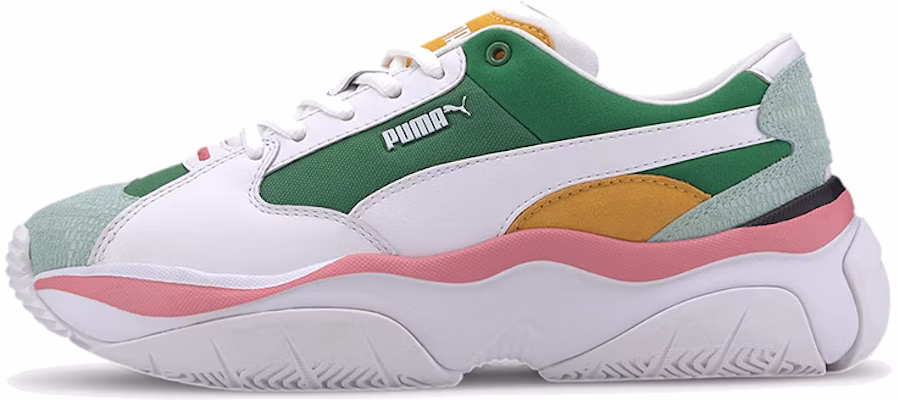 (W) Puma Storm.Y Color Block ''Blanc Vert'' 371731-01 Buy (W) Puma Storm.Y Color Block ''Blanc Vert'' 371731-01