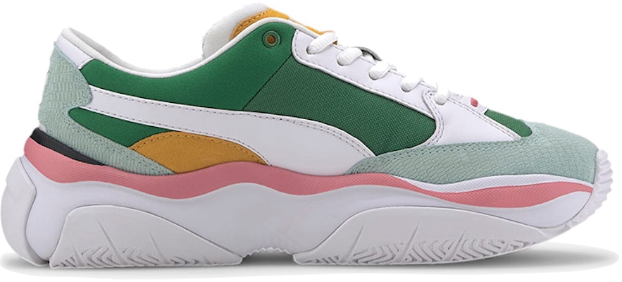 (W) Puma Storm.Y Blok Warna 'Putih Hijau' 371731-01 Order (W) Puma Storm.Y Blok Warna 'Putih Hijau' 371731-01