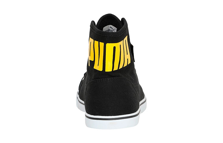 Shop (W) 푸마 스트릿볼러 미드 블랙 옐로우 화이트 (Puma Streetballer Mid Black Yellow White) 366153-05
