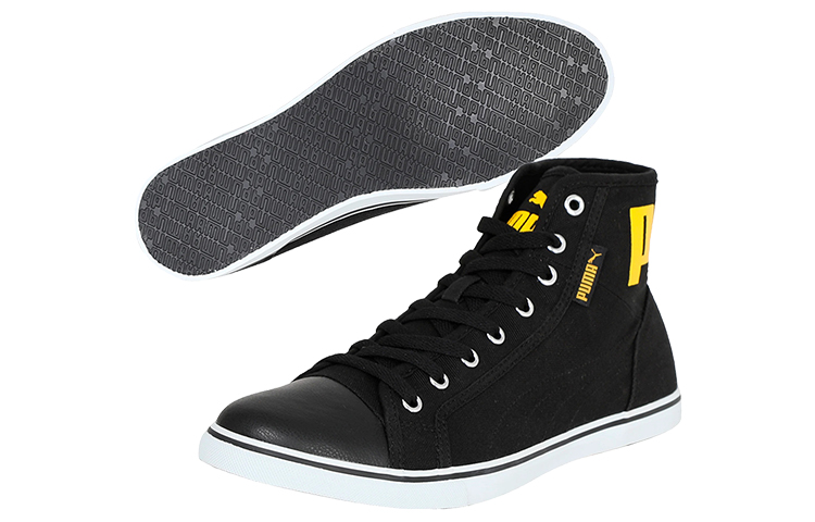 Purchase (W) 푸마 스트릿볼러 미드 블랙 옐로우 화이트 (Puma Streetballer Mid Black Yellow White) 366153-05
