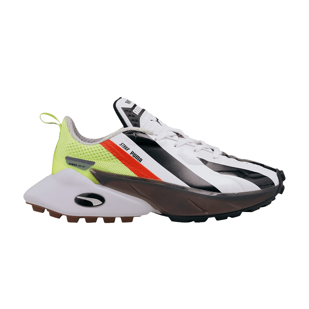 (W) Puma STRKR 'White Black Fizzy Yellow'