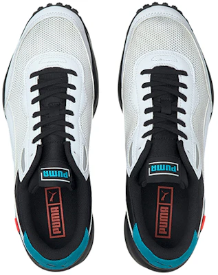 (W) Puma Style Rider Cyborg Kasut Larian Rendah Putih/Hitam/Biru 368848-01 Lookbook (W) Puma Style Rider Cyborg Kasut Larian Rendah Putih/Hitam/Biru 368848-01