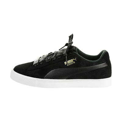 (W) Puma Suede 'Black'