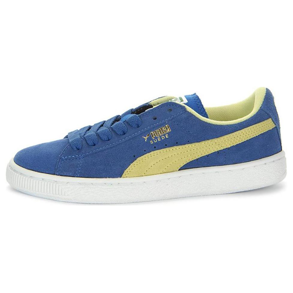 (W) Puma Suede 'Blue Yellow'
