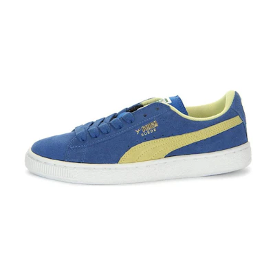 (W) Puma Suede 'Blue Yellow'