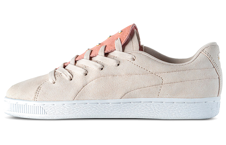 Buy (W) Puma Suede Crush Perlas Zapatillas Casual Khaki/Rosa/Blanco 370380-02