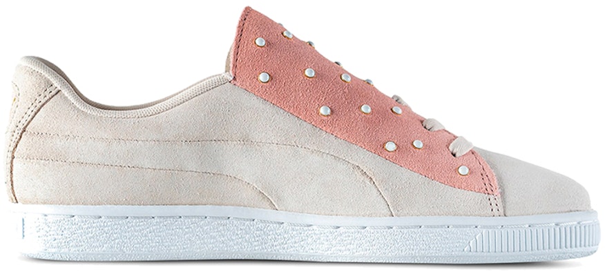 (W) Puma Suede Crush Perlas Zapatillas Casual Khaki/Rosa/Blanco 370380-02 Order (W) Puma Suede Crush Perlas Zapatillas Casual Khaki/Rosa/Blanco 370380-02