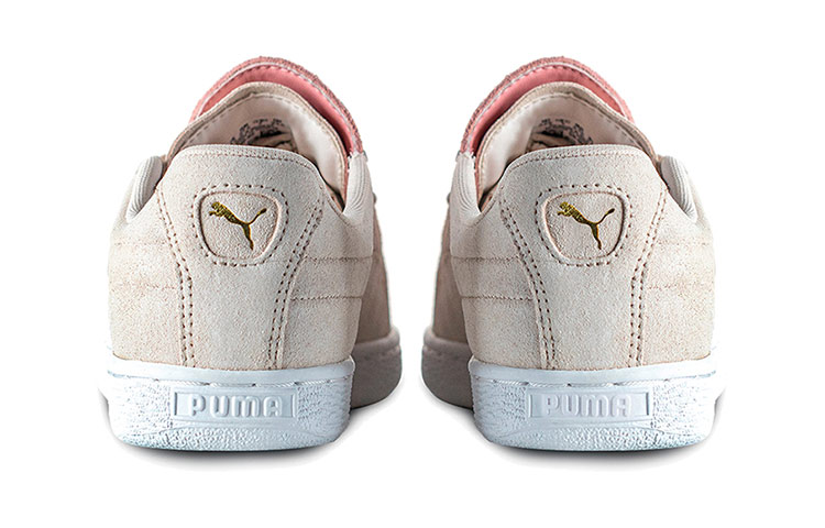 Shop (W) Puma Suede Crush Perlas Zapatillas Casual Khaki/Rosa/Blanco 370380-02