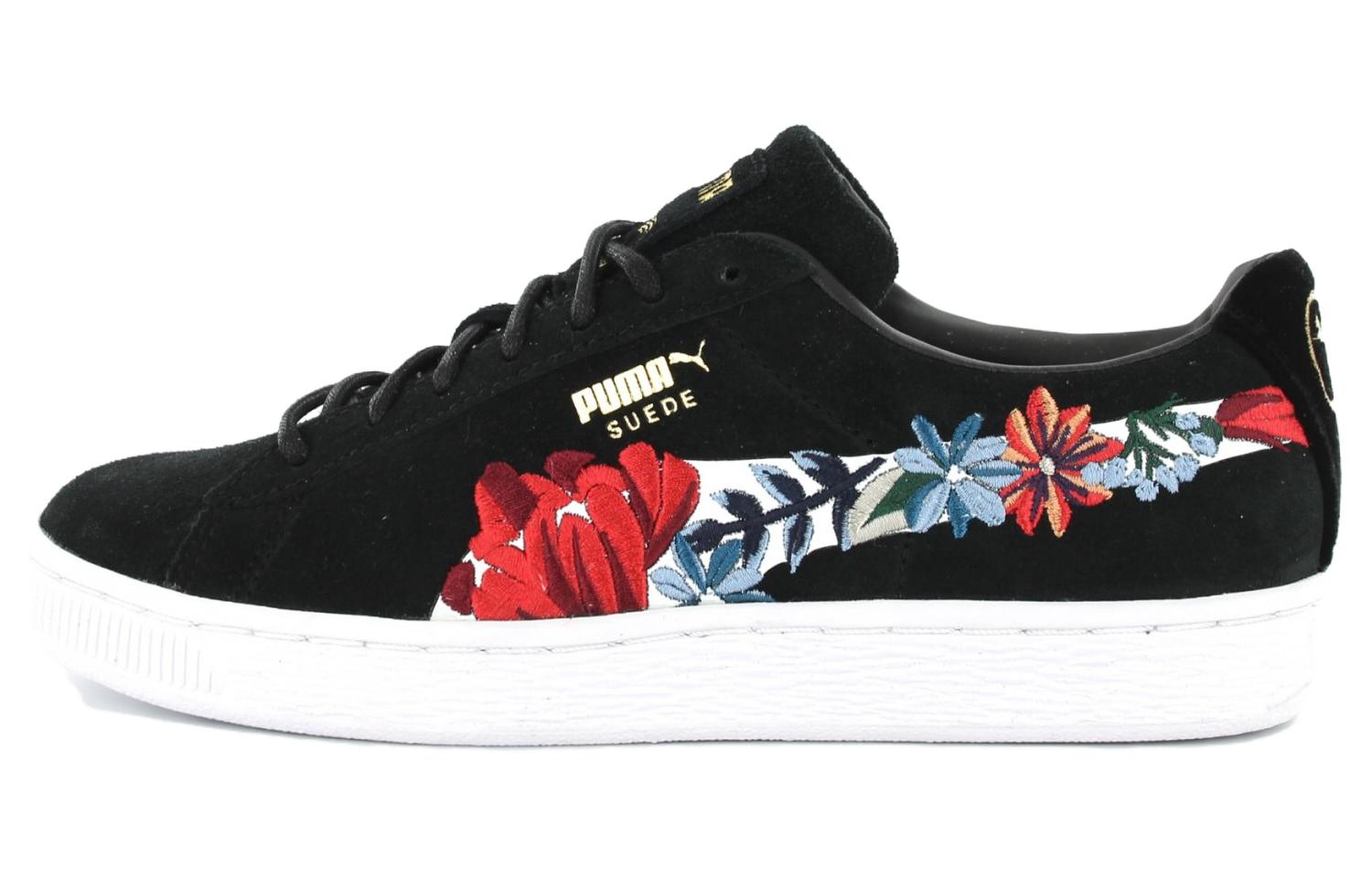 (Women) Puma Suede 'Hyper Embelished - Black'  366124-01