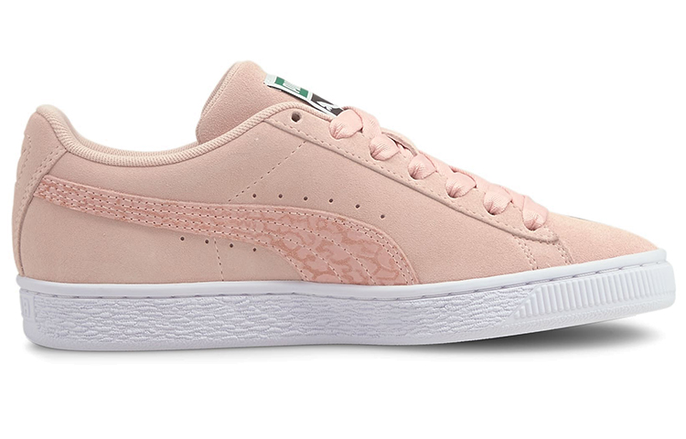 Order 彪馬 Suede Iri Wild 耐磨防滑 低筒休閒板鞋 女款 粉白