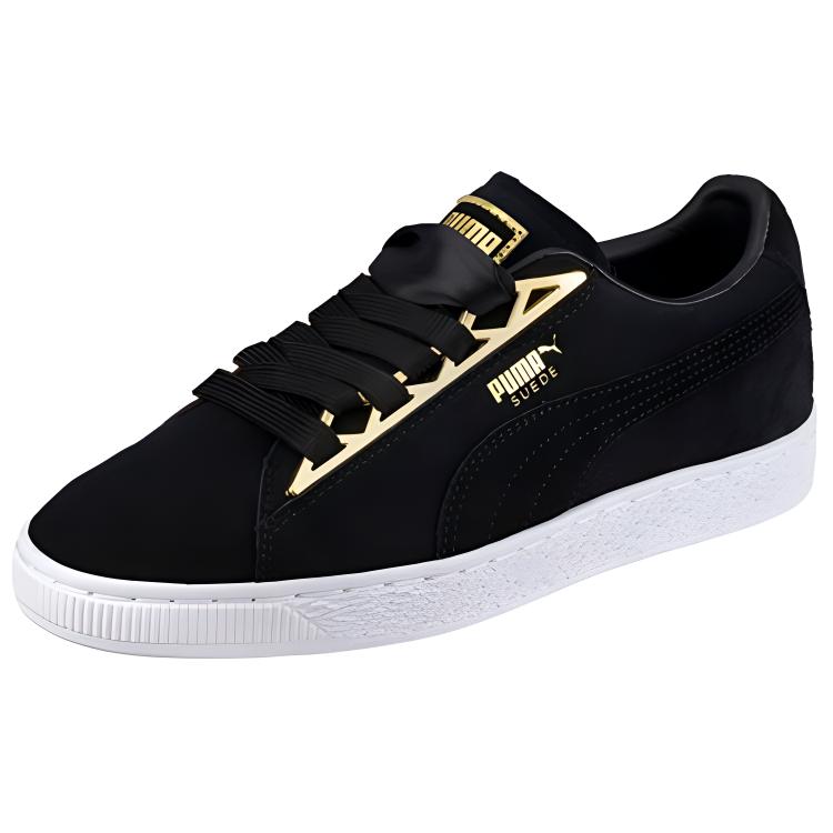 Lookbook (W) Puma Suede 'Jewel Metallic' Emas Perhiasan 366725-01