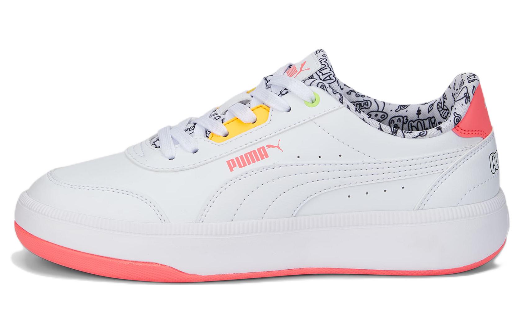 (W) Puma Suede 'Tori Me Happy White Pink'