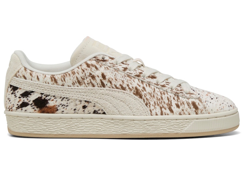 (W) Puma Suede Appaloosa Vapor Gray/Toasted Almond