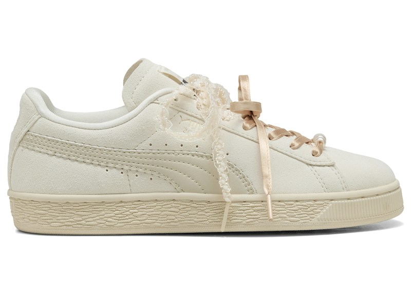 (Women) Puma Suede Bloom 'Frosted Ivory Silver Fog' 408330-01