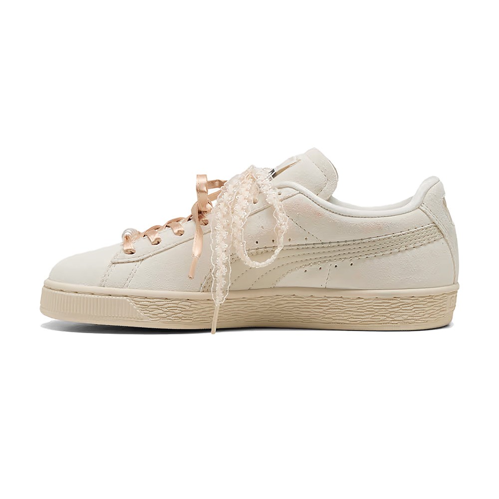 Order (Women) Puma Suede Bloom 'Frosted Ivory Silver Fog' 408330-01