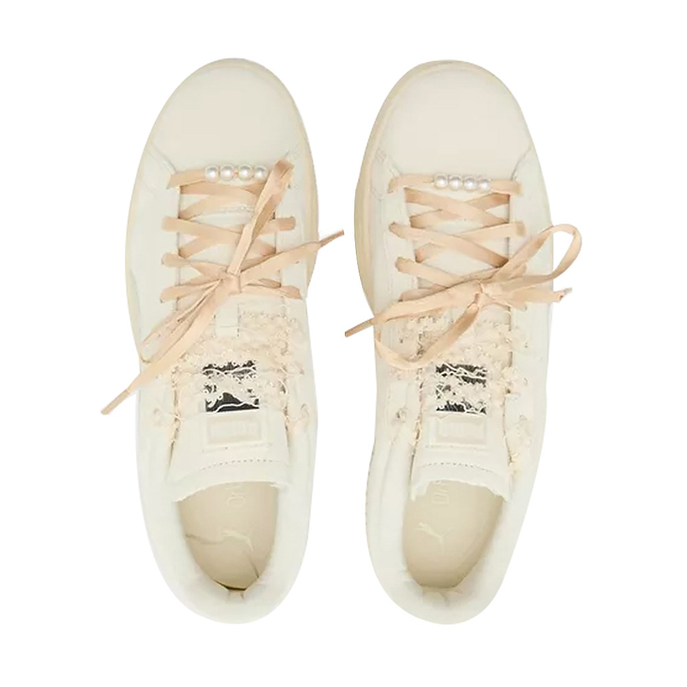 Purchase (Women) Puma Suede Bloom 'Frosted Ivory Silver Fog' 408330-01
