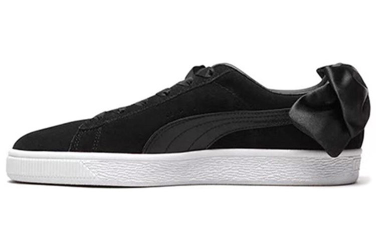 (W) Puma Suede Bow Wn'S Black