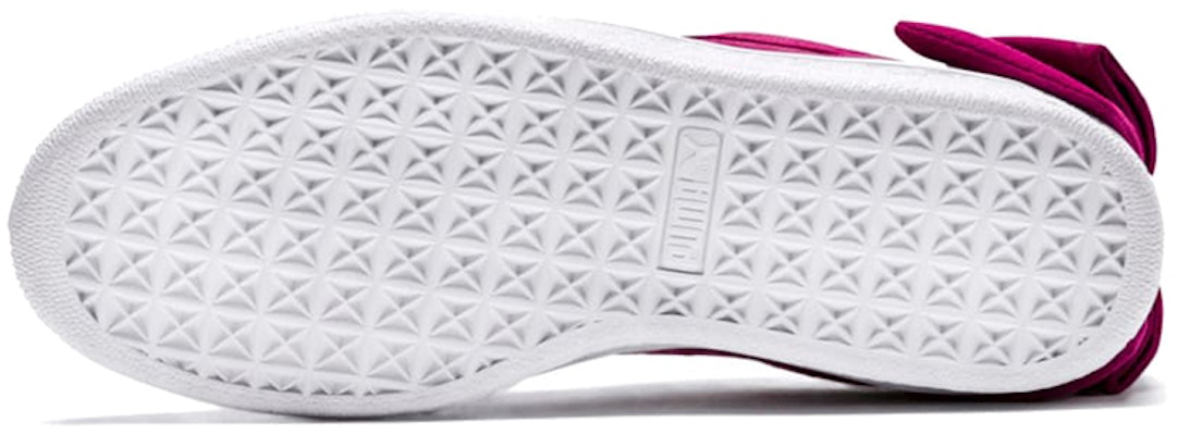 (W) Puma Suede Bow Merah Jambu/Ungu 366779-03 Details for (W) Puma Suede Bow Merah Jambu/Ungu 366779-03