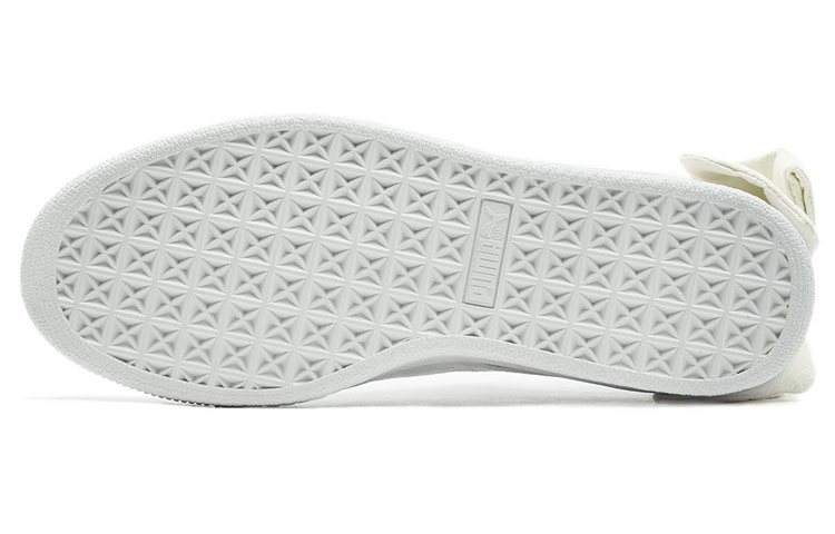 Purchase Puma 籃球麂皮蝴蝶結 防滑耐磨 低筒休閒板鞋 女款 米白