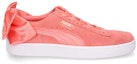 Order (W) Puma Suede Bow 'Shell Pink' Wanita Kulit Kerang Merah Muda 367317-01