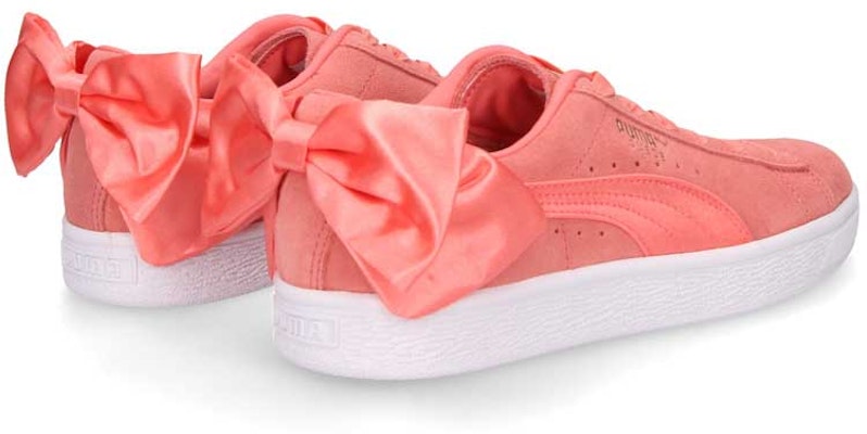 (W) Puma Suede Bow 'Shell Pink' Wanita Kulit Kerang Merah Muda 367317-01 Shop (W) Puma Suede Bow 'Shell Pink' Wanita Kulit Kerang Merah Muda 367317-01