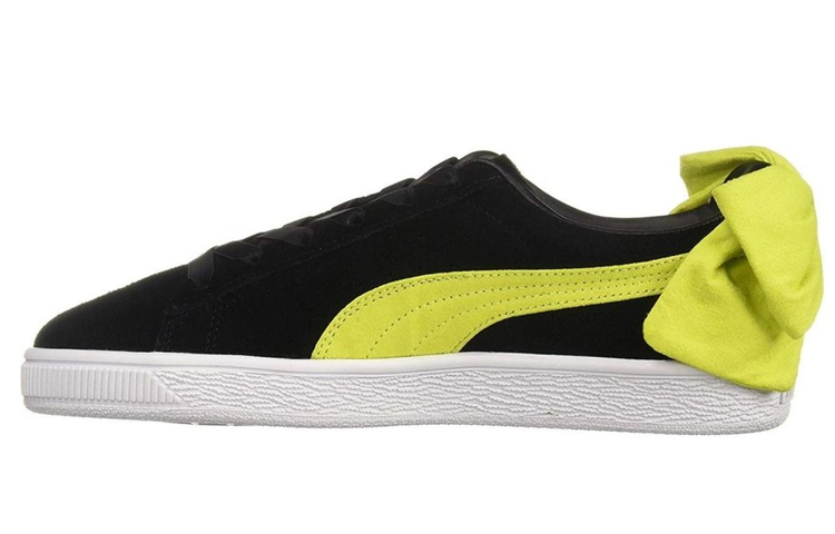 Buy (W) プーマ スエード ボウ ブロック (黒) 367453-03